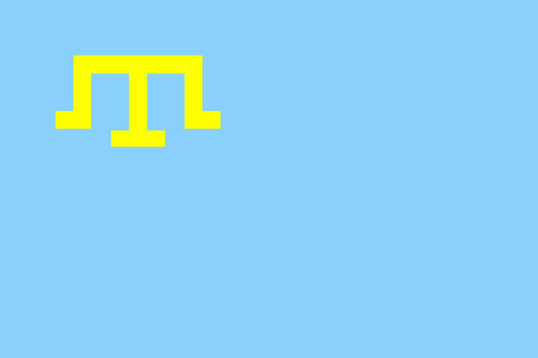 Крымский татарский флаг
