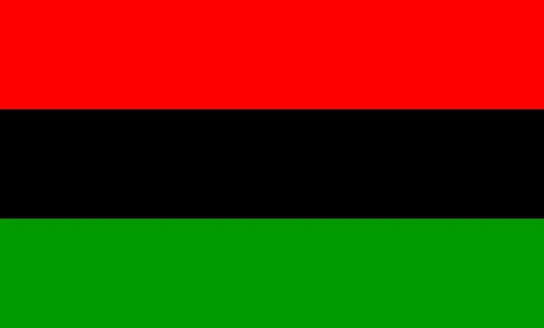 Αφρο-αμερικανικό σημαία — Φωτογραφία Αρχείου
