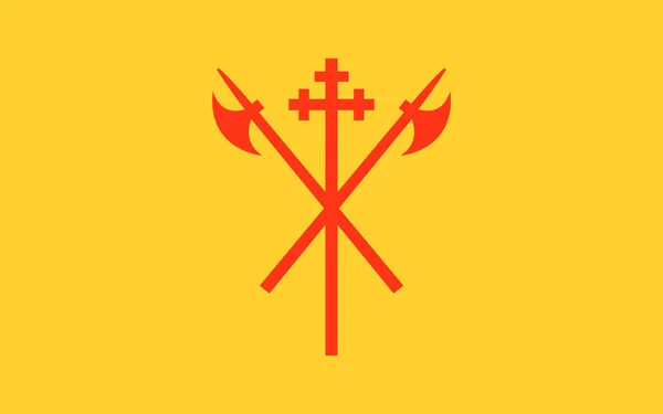 Bandeira de Sor trondelag — Fotografia de Stock