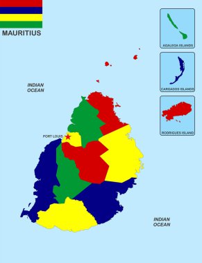Mauritius Haritası