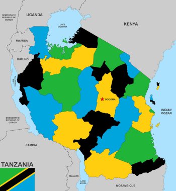 Tanzanya Haritası