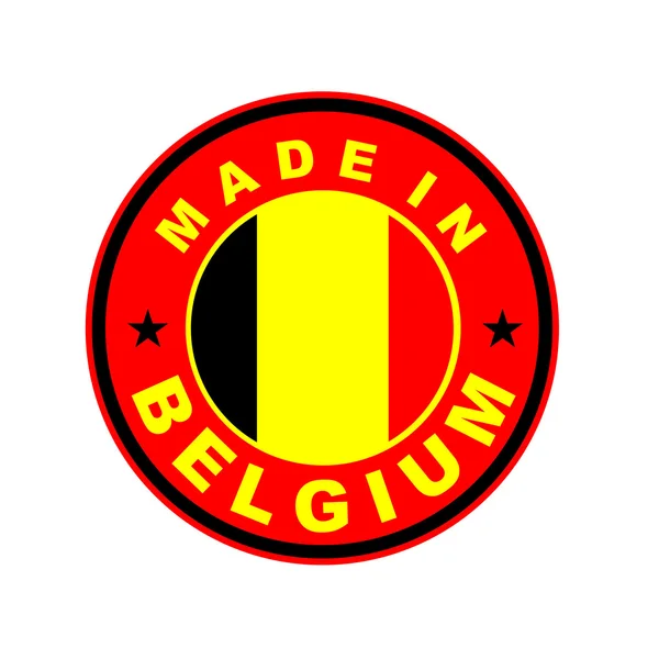 Made in belgium — Stock Photo, Image