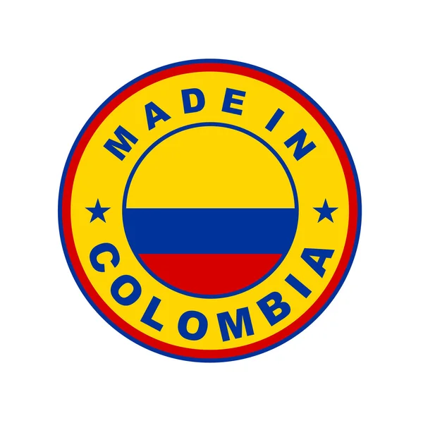 Fabricado na colômbia — Fotografia de Stock