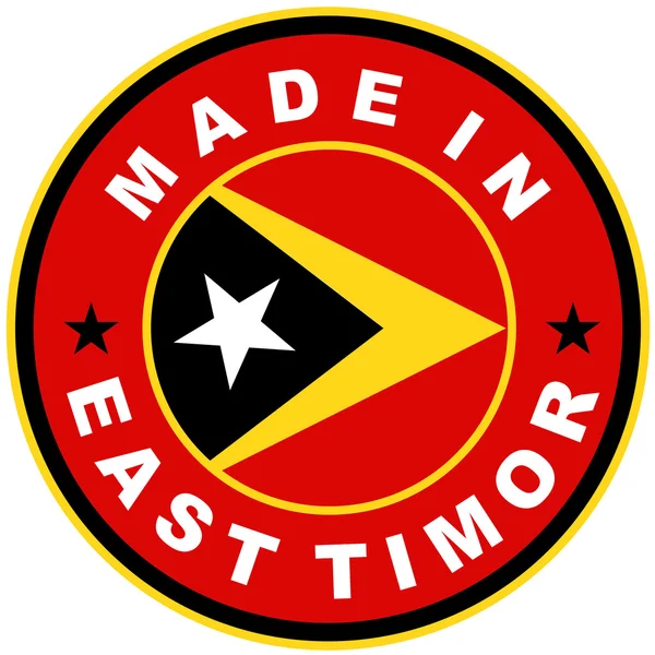 Made in east timor — Stock Photo, Image