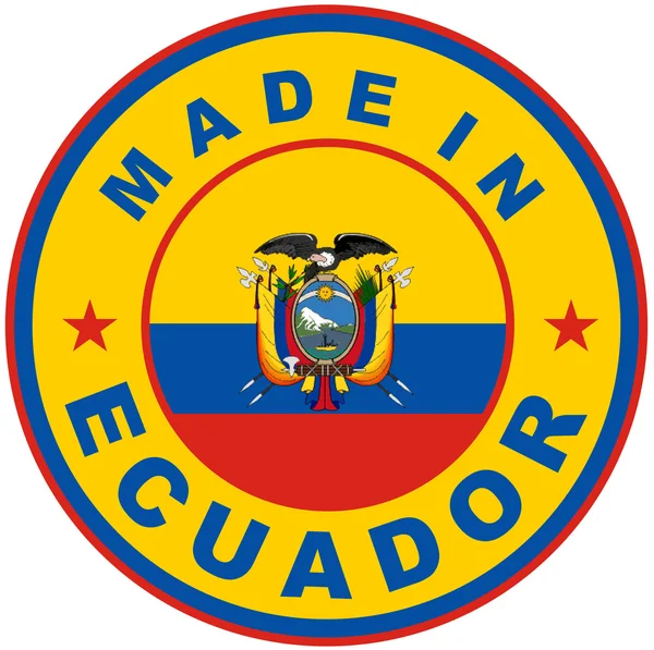 Made in ecuador — Stock Photo, Image