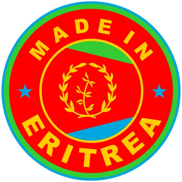 Fabricado em eritreia — Fotografia de Stock
