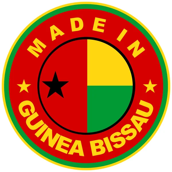 Fatto in ghinea bissau — Foto Stock