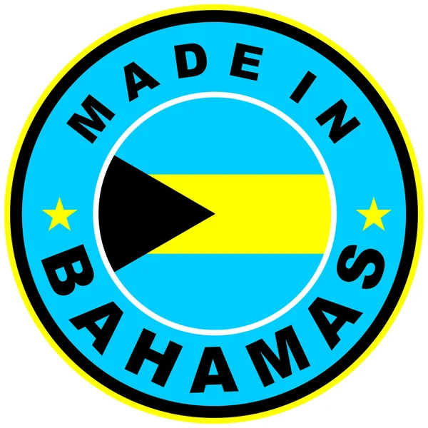 Made in bahamas — Stock Photo, Image