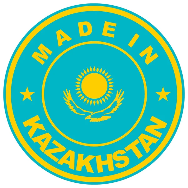 Made in kazakhstan — Stock Photo, Image