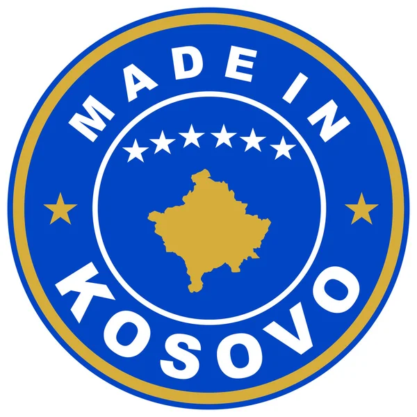Gemaakt in kosovo — Stockfoto