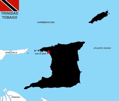 Trinidad tobago Haritası