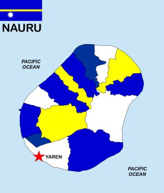 Nauru Haritası