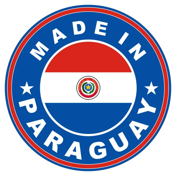 Сделано в Парагвае — стоковое фото