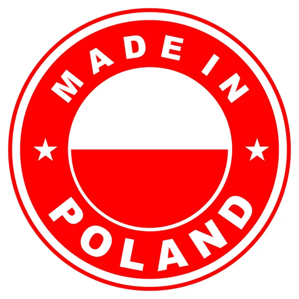 Made in poland — Stock Photo, Image
