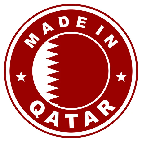 Som er gjort i qatar – stockfoto