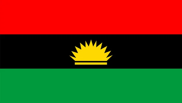 Biafra zászló — Stock Fotó