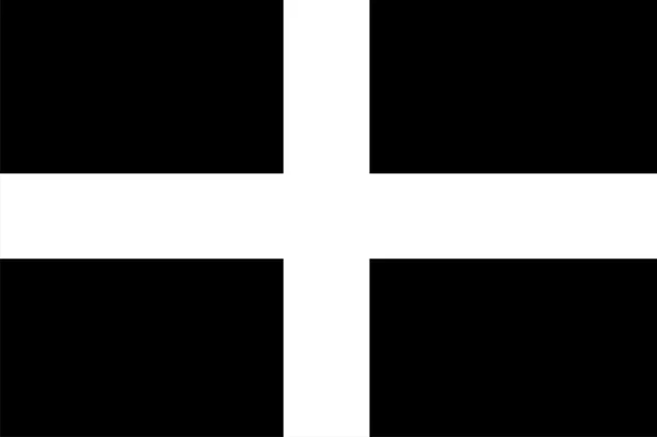 Cornwall bayrağı — Stok fotoğraf