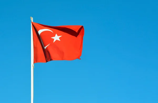 Turkiet flagga — Stockfoto