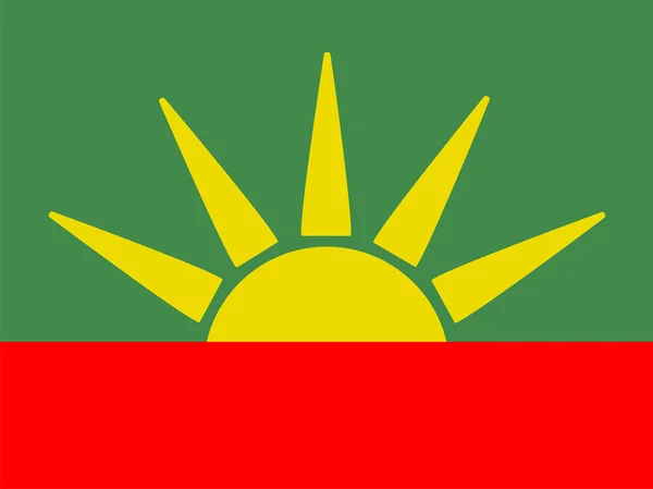 Aztécký vlajka — Stock fotografie
