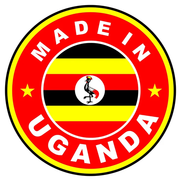 Hergestellt in uganda — Stockfoto