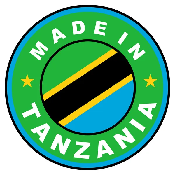 Made in tanzania — Stock Photo, Image