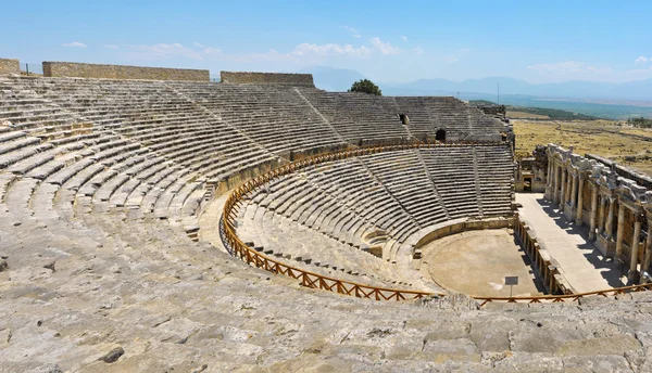 Rovine del teatro di Hierapolis — Foto Stock