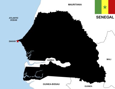 Senegal Haritası