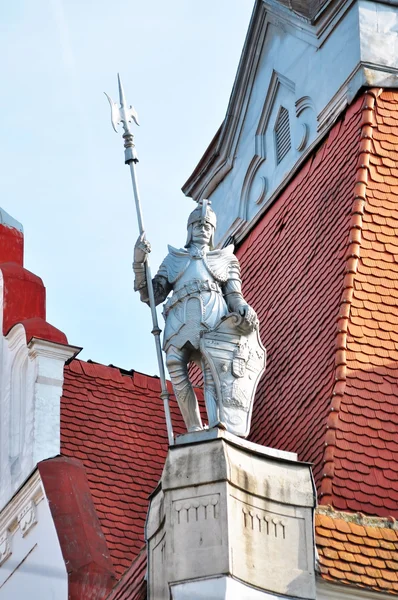 Estátua de cavaleiro — Fotografia de Stock