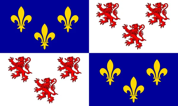 Picardie flag — Stock Photo, Image