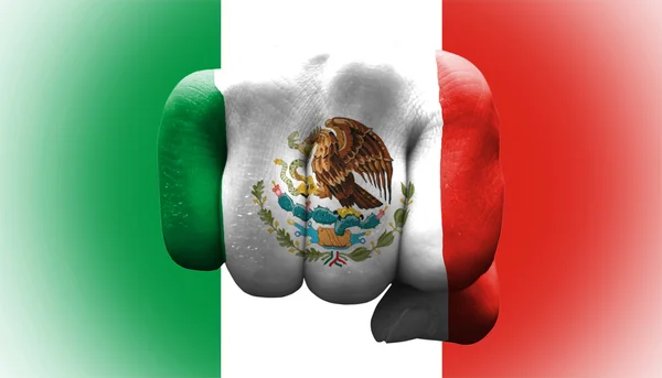 Flagge von Mexiko — Stockfoto