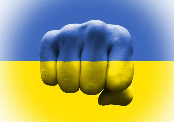 Flagge der Ukraine — Stockfoto