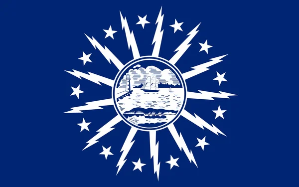 Buffalo city flag — Stock Photo, Image