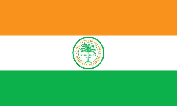 Флаг Майами — стоковое фото