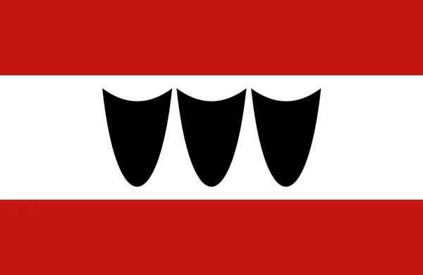 Trebic flag — Stock Photo, Image