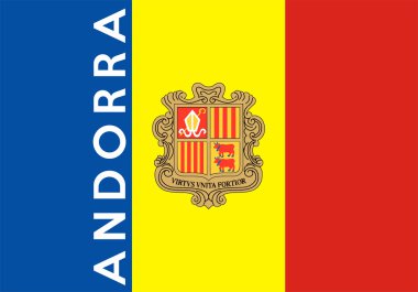 andorra bayrağı