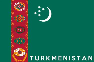 Türkmenistan bayrağı