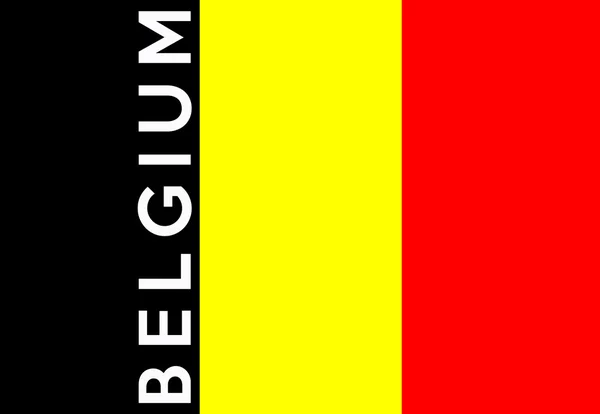 Bandiera del Belgio — Foto Stock