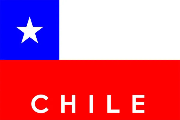 Flaga Chile — Zdjęcie stockowe
