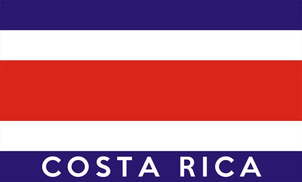 Bandiera del Costa Rica — Foto Stock