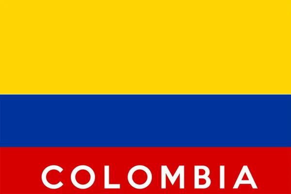 Bandiera della Colombia — Foto Stock