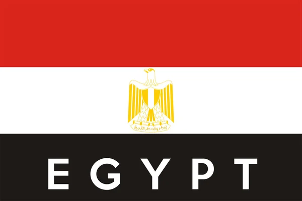 Drapeau de l'Egypte — Photo