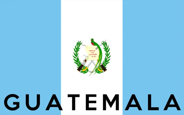 危地马拉国旗 — 图库照片
