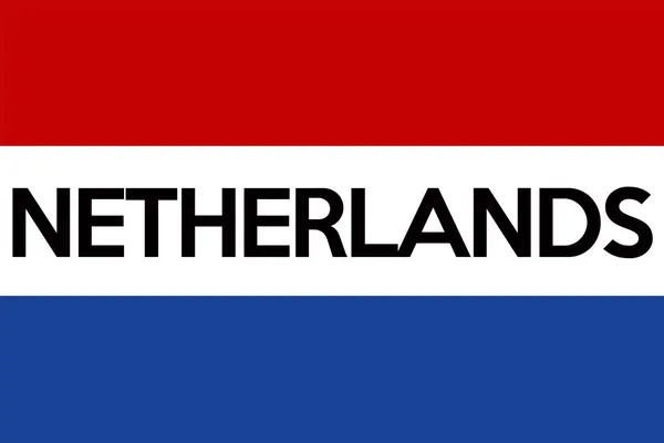 Hollandia zászlaja — Stock Fotó