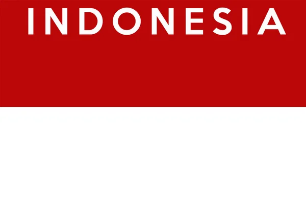 Flagge Indonesiens — Stockfoto