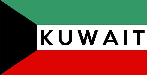 Drapeau du Koweït — Photo