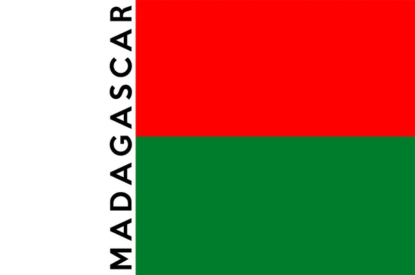 マダガスカルの旗 — ストック写真