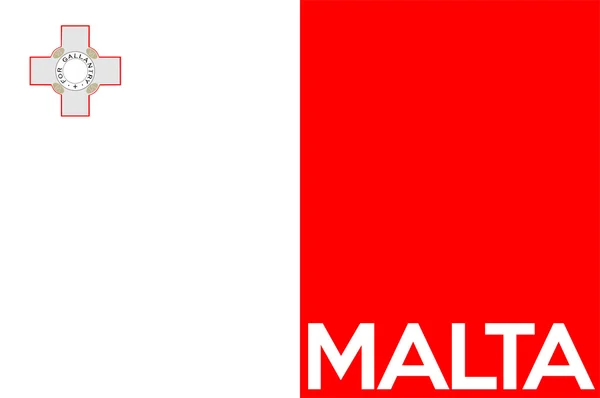 Vlag van malta — Stockfoto