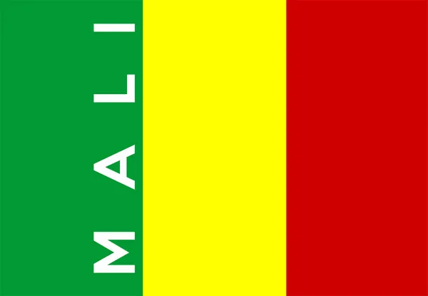 Bandera de mali —  Fotos de Stock