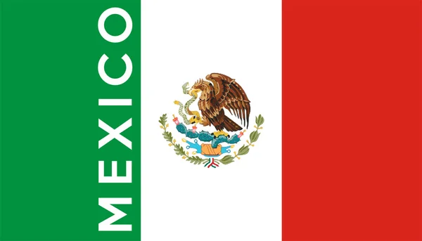 墨西哥的国旗 — 图库照片
