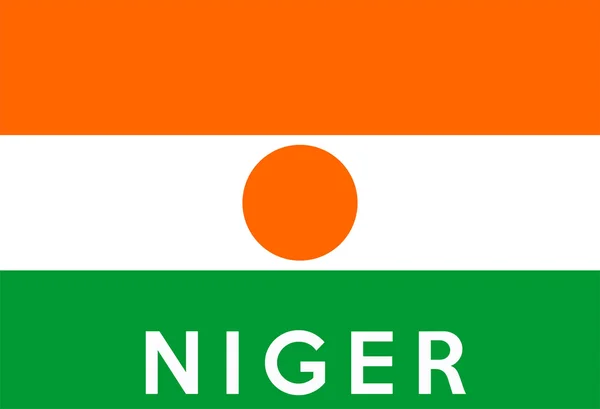 Vlag van niger — Stockfoto